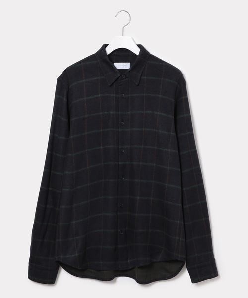 ADAM ET ROPE'(アダムエロペ)の「ジャガードシャギー起毛カットシャツ(シャツ/ブラウス・メンズ・スミクロ/チャコールグレー/ダークブラウン/ネイビー/グリーン系その他/ライトグレー/オレンジ/ブルー系その他2/パープル系その他2・M/L)」の13枚目の写真