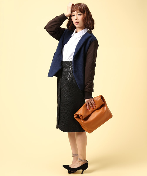 And A（アンドエー）の「レザーベーカリーBAG（クラッチバッグ・メンズ・ブラック/ブラウン・FREE）」の9枚目の写真