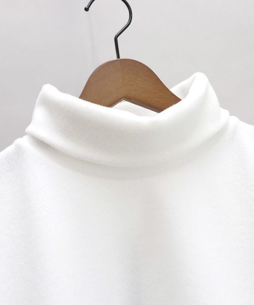 Confirm（コンファーム）の「Confirm / コンファーム フリースタートルネックカットソー（Tシャツ/カットソー・メンズ・ホワイト/ブラック/ベージュ・M/L）」の22枚目の写真