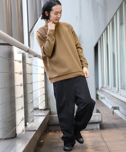 Confirm（コンファーム）の「Confirm / コンファーム フリースタートルネックカットソー（Tシャツ/カットソー・メンズ・ホワイト/ブラック/ベージュ・M/L）」の17枚目の写真