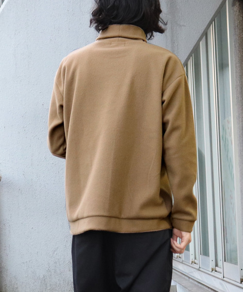 Confirm（コンファーム）の「Confirm / コンファーム フリースタートルネックカットソー（Tシャツ/カットソー・メンズ・ホワイト/ブラック/ベージュ・M/L）」の14枚目の写真