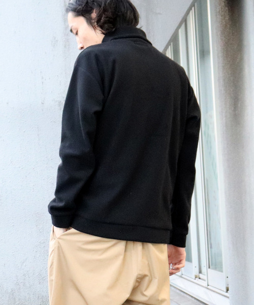 Confirm（コンファーム）の「Confirm / コンファーム フリースタートルネックカットソー（Tシャツ/カットソー・メンズ・ホワイト/ブラック/ベージュ・M/L）」の8枚目の写真