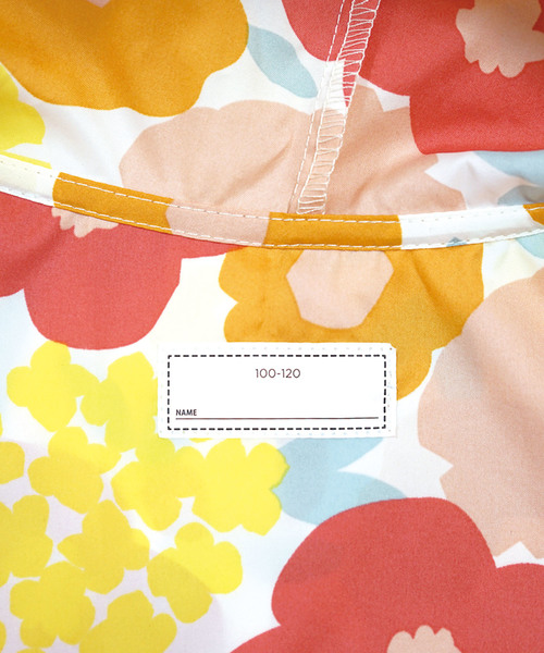 Wpc.（ダブリュピーシー）の「Wpc. for kids　キッズレインコート【C】（レインコート/ポンチョ・キッズ・ネイビー/オフホワイト/オレンジ/グリーン/ホワイト系その他・M/L）」の7枚目の写真