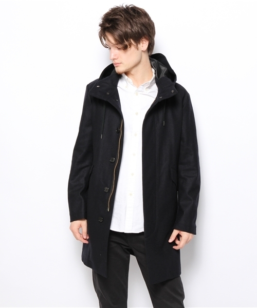 EDIFICE（エディフィス）の「◇トップフラノフィルムコーティングモッズコート（その他アウター・メンズ・ブラック系その他/タン/ネイビー・44/46/48/50）」の7枚目の写真