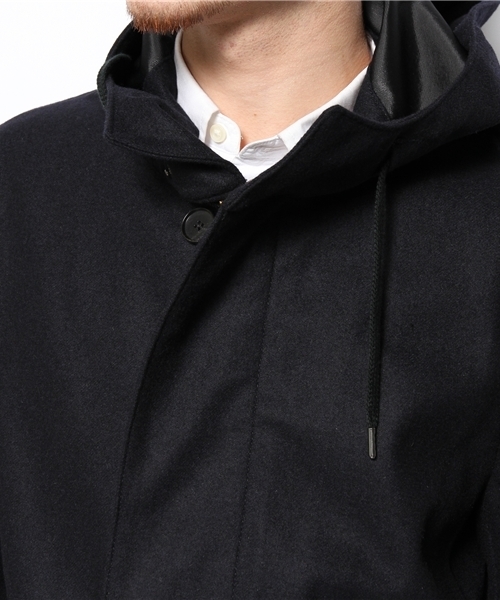 EDIFICE（エディフィス）の「◇トップフラノフィルムコーティングモッズコート（その他アウター・メンズ・ブラック系その他/タン/ネイビー・44/46/48/50）」の8枚目の写真