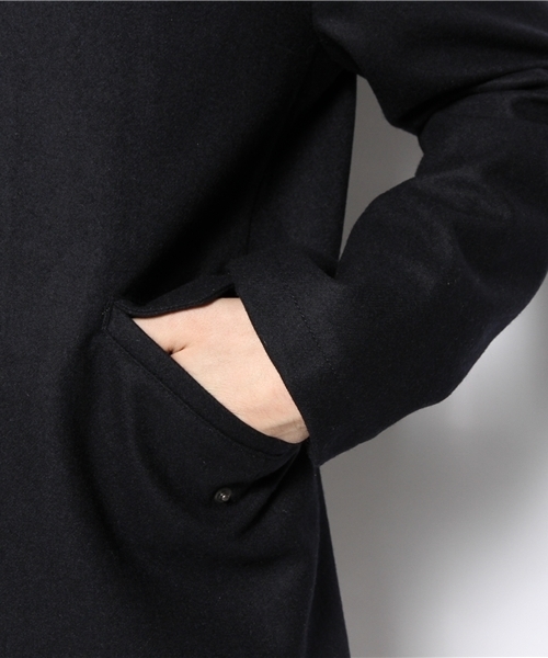 EDIFICE（エディフィス）の「◇トップフラノフィルムコーティングモッズコート（その他アウター・メンズ・ブラック系その他/タン/ネイビー・44/46/48/50）」の9枚目の写真