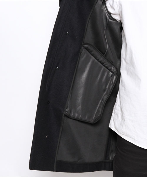 EDIFICE（エディフィス）の「◇トップフラノフィルムコーティングモッズコート（その他アウター・メンズ・ブラック系その他/タン/ネイビー・44/46/48/50）」の10枚目の写真