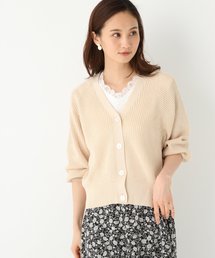 GLOBAL WORK | ボリュームワッフルニットカーデ/822630(カーディガン/ボレロ)