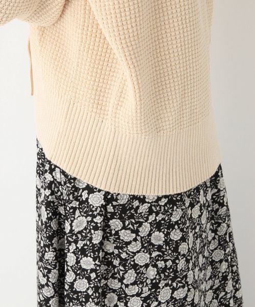 GLOBAL WORK（グローバルワーク）の「ボリュームワッフルニットカーデ/822630（カーディガン/ボレロ・レディース・ホワイト/ベージュ/ネイビー/イエロー/グレー・MEDIUM/LARGE）」の14枚目の写真