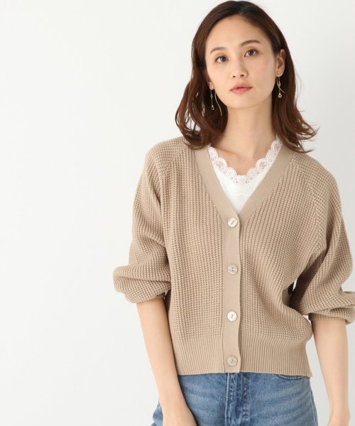 GLOBAL WORK（グローバルワーク）の「ボリュームワッフルニットカーデ