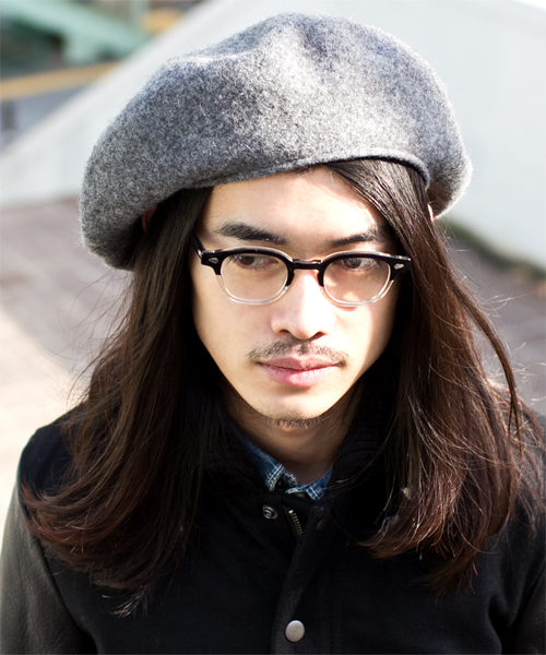 NANO universe（ナノユニバース）の「フェルトビックベレー（ハンチング/ベレー帽・メンズ・グレー/チャコール/ボルドー/ネイビー/ブラック・FREE）」の3枚目の写真