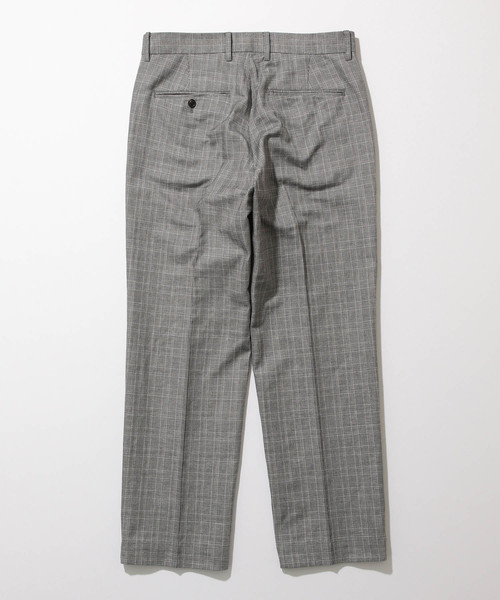 ADAM ET ROPE'(アダムエロペ)の「コットンリネンチェックパンツ(その他パンツ・メンズ・チャコールグレー/ベージュ・M/L)」の8枚目の写真