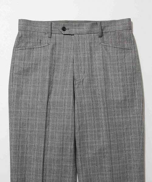 ADAM ET ROPE'(アダムエロペ)の「コットンリネンチェックパンツ(その他パンツ・メンズ・チャコールグレー/ベージュ・M/L)」の7枚目の写真