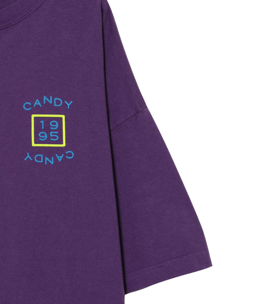 Candy Stripper(キャンディストリッパー)の「FREAK OUT BIG Tシャツ(Tシャツ/カットソー・レディース・パープル/ブラウン/オフホワイト/ブラック・2)」の11枚目の写真