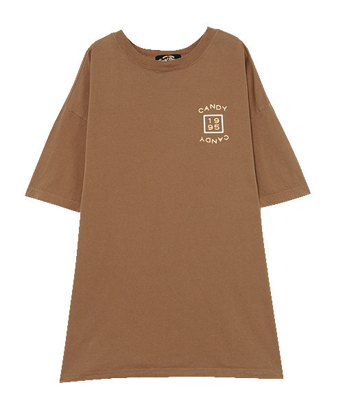 Candy Stripper(キャンディストリッパー)の「FREAK OUT BIG Tシャツ(Tシャツ/カットソー・レディース・パープル/ブラウン/オフホワイト/ブラック・2)」の12枚目の写真