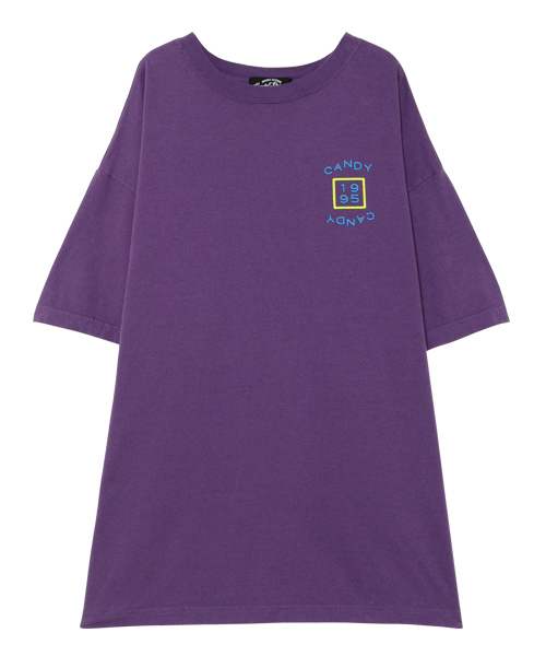 Candy Stripper(キャンディストリッパー)の「FREAK OUT BIG Tシャツ(Tシャツ/カットソー・レディース・パープル/ブラウン/オフホワイト/ブラック・2)」の13枚目の写真