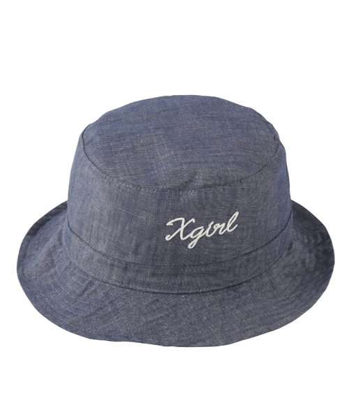 X-girl(エックスガール)の「BASIC REVERSIBLE HAT(ハット・レディース・ブラック/ベージュ/オリーブ・ONE SIZE)」の6枚目の写真