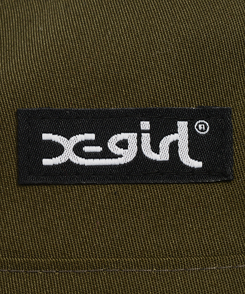 X-girl(エックスガール)の「BASIC REVERSIBLE HAT(ハット・レディース・ブラック/ベージュ/オリーブ・ONE SIZE)」の7枚目の写真