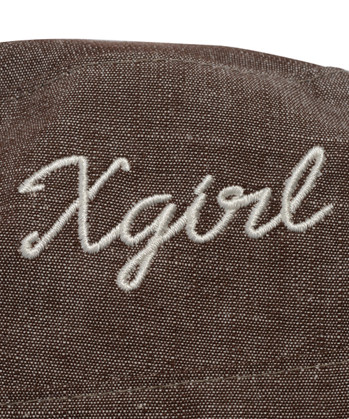 X-girl(エックスガール)の「BASIC REVERSIBLE HAT(ハット・レディース・ブラック/ベージュ/オリーブ・ONE SIZE)」の8枚目の写真