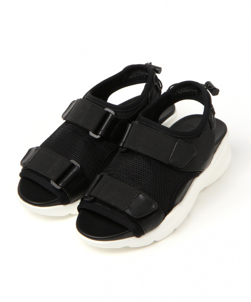 niko and...(ニコアンド)の「オリジナルダッドサンダル(サンダル・レディース・ブラック/オフホワイト・SMALL/MEDIUM/LARGE)」の1枚目の写真