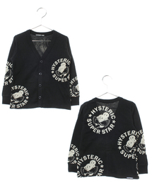 HYSTERIC MINI | Rolling mini Rockstar Vネックカーディガン(カーディガン/ボレロ)