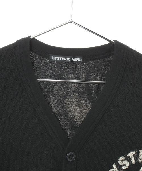 HYSTERIC MINI（ヒステリックミニ）の「Rolling mini Rockstar Vネックカーディガン（カーディガン/ボレロ・キッズ・ブラック・110/120/100）」の6枚目の写真
