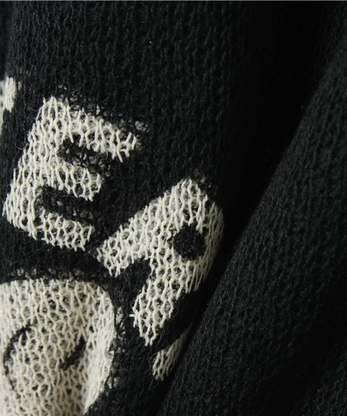 HYSTERIC MINI（ヒステリックミニ）の「Rolling mini Rockstar Vネックカーディガン（カーディガン/ボレロ・キッズ・ブラック・110/120/100）」の3枚目の写真