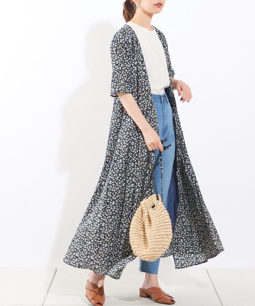 natural couture（ナチュラルクチュール）の「カシュクールガウンワンピース（ワンピース・レディース・ネイビー/ピンク/ミント・FREE）」の17枚目の写真