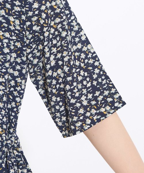 natural couture（ナチュラルクチュール）の「カシュクールガウンワンピース（ワンピース・レディース・ネイビー/ピンク/ミント・FREE）」の9枚目の写真