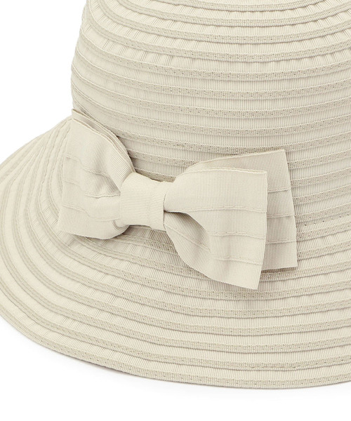 Petit Honfleur（プチオンフルール）の「リボンハット（ハット・レディース・ベージュ/ネイビー・フリー）」の7枚目の写真