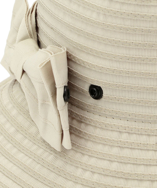 Petit Honfleur（プチオンフルール）の「リボンハット（ハット・レディース・ベージュ/ネイビー・フリー）」の8枚目の写真