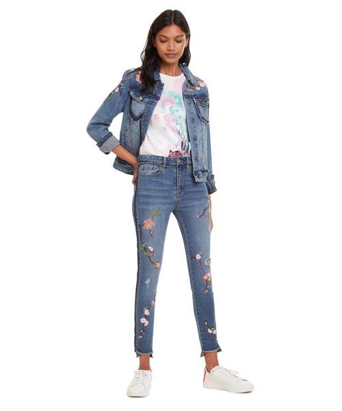 Desigual（デシグアル）の「デニムクロープッド MIAMI BCN（デニムパンツ・レディース・ブルー・32inch/30inch/28inch/31inch/29inch/24inch/25inch/26inch/27inch/34inch）」の5枚目の写真