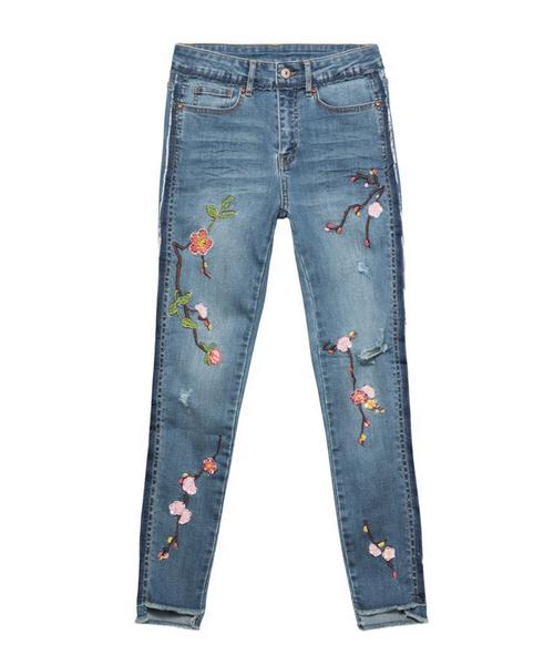 Desigual（デシグアル）の「デニムクロープッド MIAMI BCN（デニムパンツ・レディース・ブルー・32inch/30inch/28inch/31inch/29inch/24inch/25inch/26inch/27inch/34inch）」の4枚目の写真