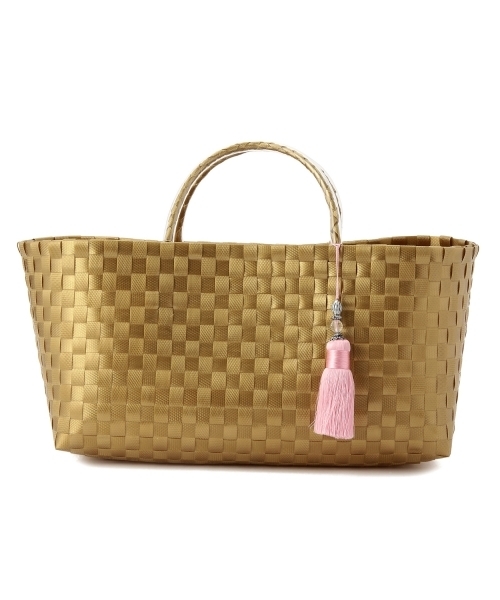 UNITED ARROWS（ユナイテッドアローズ）の「PP テープバスケット【M】NEW-2014春夏（トートバッグ・レディース・ホワイト/ゴールド/ブラック/ネイビー・フリー）」の16枚目の写真