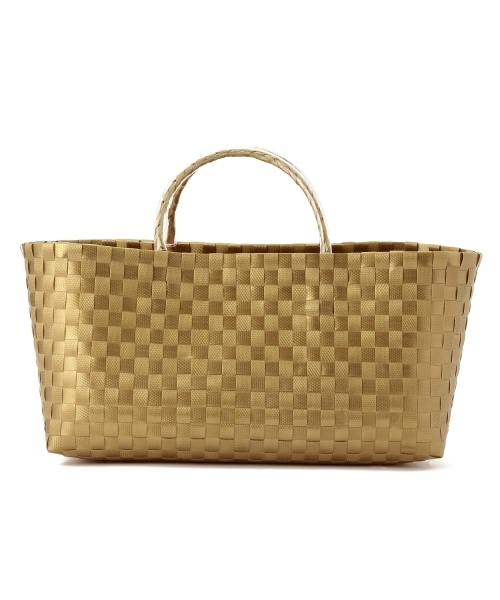 UNITED ARROWS（ユナイテッドアローズ）の「PP テープバスケット【M】NEW-2014春夏（トートバッグ・レディース・ホワイト/ゴールド/ブラック/ネイビー・フリー）」の7枚目の写真