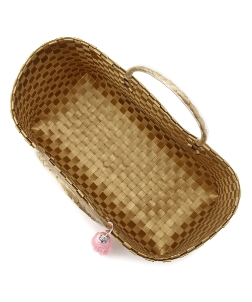 UNITED ARROWS（ユナイテッドアローズ）の「PP テープバスケット【M】NEW-2014春夏（トートバッグ・レディース・ホワイト/ゴールド/ブラック/ネイビー・フリー）」の11枚目の写真