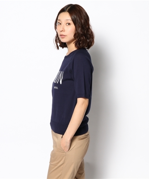 SHIPS for women（シップスフォーウィメン）の「ショートスリーブ ロゴプルオーバー（ニット/セーター・レディース・ライトホワイト/ホワイト/グレー/ネイビー/イエロー・ONE SIZE）」の13枚目の写真