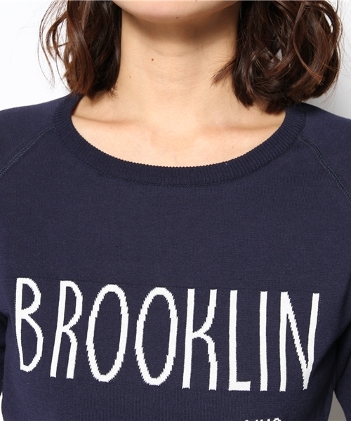 SHIPS for women（シップスフォーウィメン）の「ショートスリーブ ロゴプルオーバー（ニット/セーター・レディース・ライトホワイト/ホワイト/グレー/ネイビー/イエロー・ONE SIZE）」の11枚目の写真