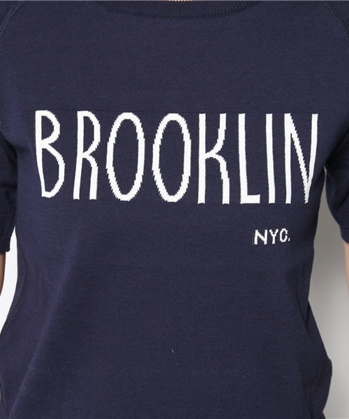 SHIPS for women（シップスフォーウィメン）の「ショートスリーブ ロゴプルオーバー（ニット/セーター・レディース・ライトホワイト/ホワイト/グレー/ネイビー/イエロー・ONE SIZE）」の9枚目の写真