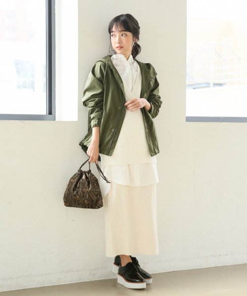 LOWRYS FARM（ローリーズファーム）の「２ＷＡＹキンチャクＢＡＧ　851414（ショルダーバッグ・レディース・ブラック/ブラウン/グリーン・FREE）」の5枚目の写真