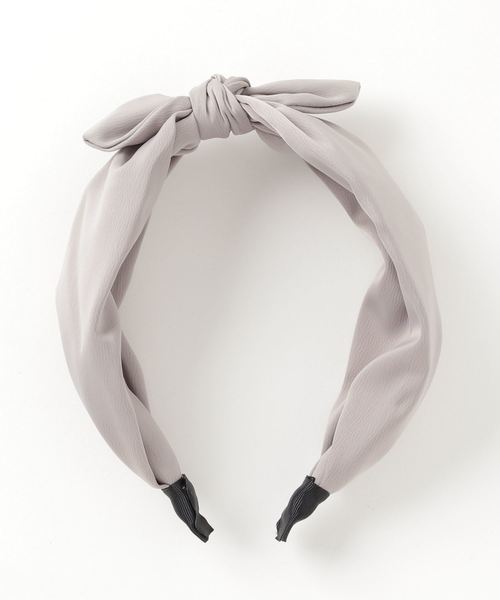 Fun & Daily(ファンアンドデイリー)の「F&D : トップリボンカチューシャ(カチューシャ・レディース・ブラック/ネイビー/グレー/イエロー/ワインレッド・FREE)」の1枚目の写真