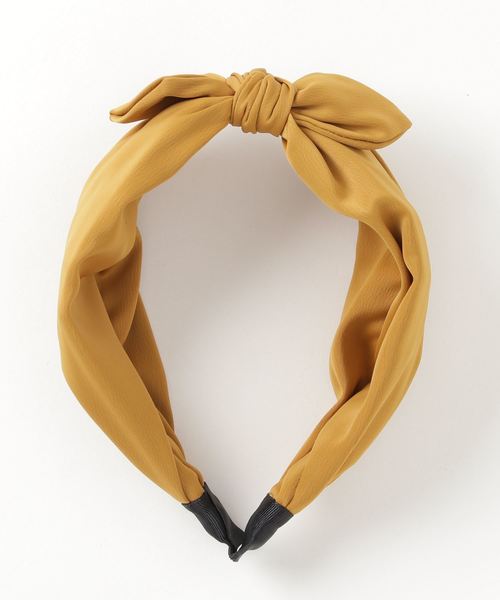 Fun & Daily(ファンアンドデイリー)の「F&D : トップリボンカチューシャ(カチューシャ・レディース・ブラック/ネイビー/グレー/イエロー/ワインレッド・FREE)」の4枚目の写真