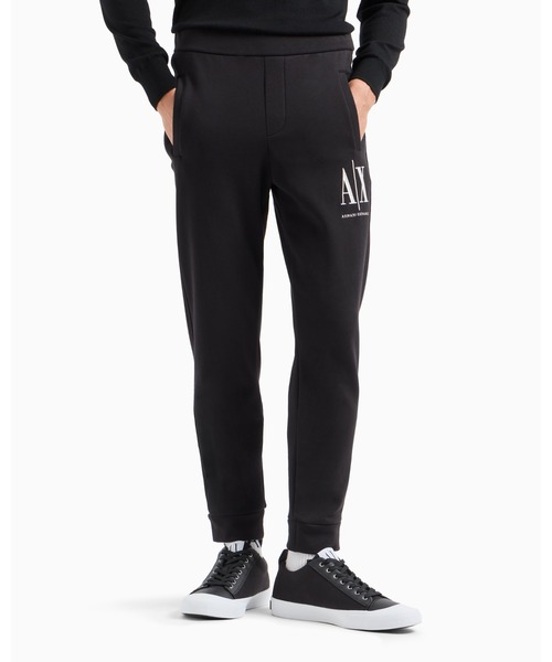 ARMANI EXCHANGE（アルマーニエクスチェンジ）の「【A|X アルマーニ エクスチェンジ】ICON スウェットジョガーパンツ（スウェットパンツ・メンズ・ブラック/グレー系その他/ホワイト/レッド/ネイビー/サックスブルー・SMALL/MEDIUM/LARGE/X-LARGE/X-SMALL/XX-LARGE）」の3枚目の写真
