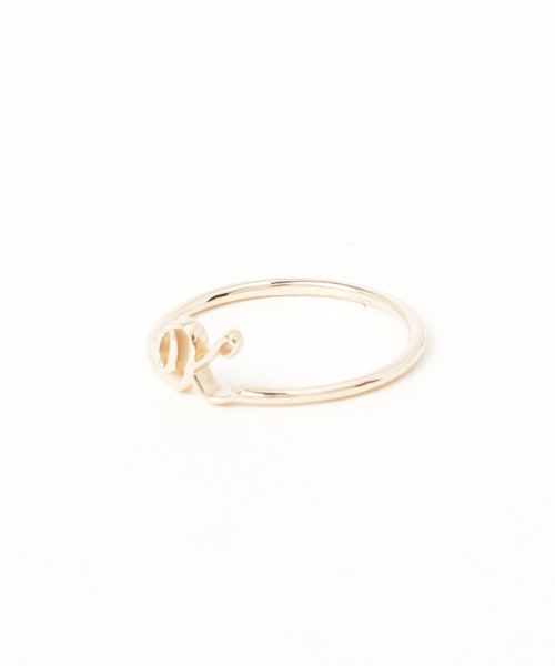 NOJESS（ノジェス）の「K10イニシャルピンキーリング（リング）」 - WEAR