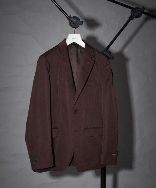 MAISON SPECIAL(メゾンスペシャル)の「【ZOZOTOWN限定】【SPECIAL FACTORY コラボ】“洗えるTECH SERIES” LIMONTA/リモンタ テーラードジャケット 【MAISON SPECIAL/メゾンスペシャル】■セットアップ対応■(テーラードジャケット)」|パープル