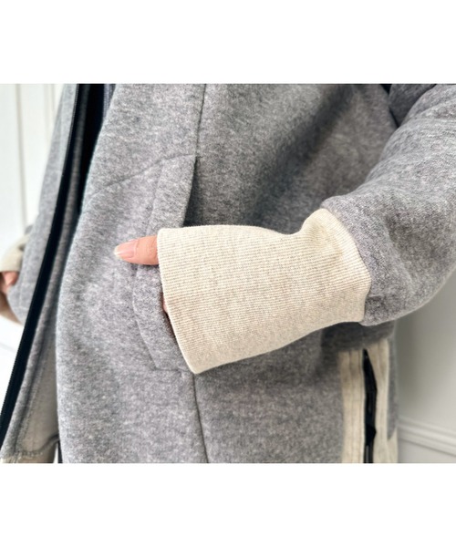 AVIE（アビィ）の「【RENEWAL】テントライン裏毛パーカー（パーカー・レディース・ブラック/グレー/ホワイト/ベージュ・38）」の10枚目の写真