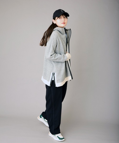 AVIE（アビィ）の「【RENEWAL】テントライン裏毛パーカー（パーカー・レディース・ブラック/グレー/ホワイト/ベージュ・38）」の22枚目の写真