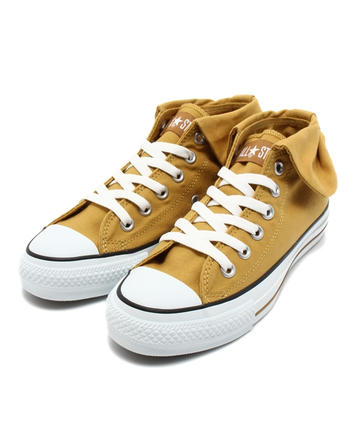 CONVERSE(コンバース)の「ALL STAR RIBBONCOLLAR MID/オールスターリボンカラーMID(スニーカー・レディース・アイボリー/ゴールド/ピンク・5/6/3.5/5.5/4/4.5/3)」の3枚目の写真