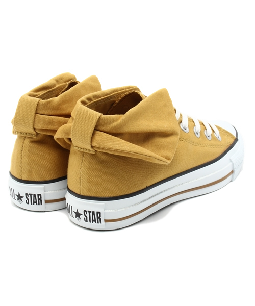 CONVERSE(コンバース)の「ALL STAR RIBBONCOLLAR MID/オールスターリボンカラーMID(スニーカー・レディース・アイボリー/ゴールド/ピンク・5/6/3.5/5.5/4/4.5/3)」の11枚目の写真