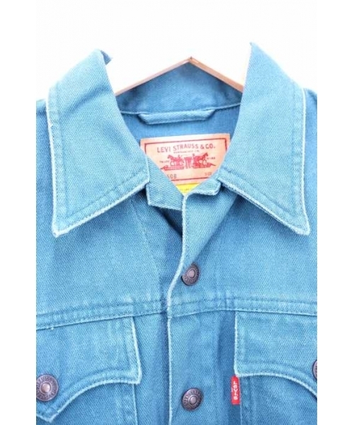 中古【リーバイス】LEVI'S ウエスタンジャケット/Gジャン 71507 XX(サイズ38） 古着 リーバイス Levis デニムジャケット Gジャン メンズM相当